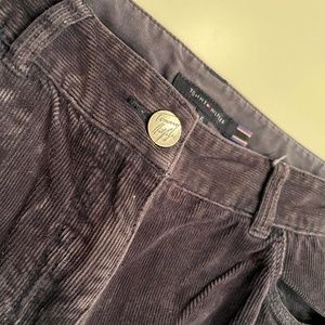 TOMMY HILFIGER - DARK BLUE VELVET TROUSERS